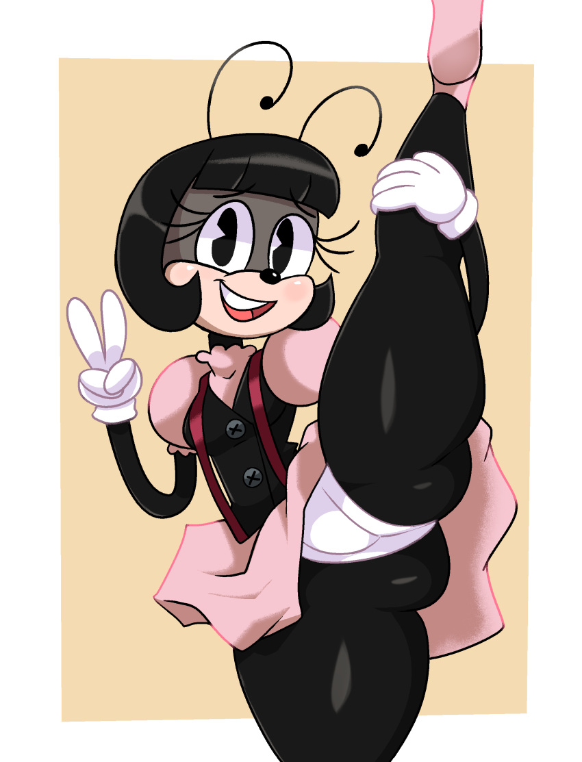 1girl 1girls 2d 2d_(artwork) 4_fingers anthro anthro_only ass athletic athletic_female bangs big_ass big_thighs black_body black_eyes black_hair black_nose black_skin blossom_(if) border bottom_heavy bottomwear breasts bubble_ass bubble_butt bug butterfly cartoony curvaceous curvy curvy_female curvy_figure dat_ass digital_drawing_(artwork) digital_media_(artwork) dress dress_lift eyebrows eyelashes fat_ass fat_butt female_only fit fit_female flexible footwear fringe front_view glistening glistening_body glistening_clothing glistening_hair glistening_skin gloves grey_body grey_skin grin gyattzco handwear high_res hips huge_ass huge_thighs humanoid if_(movie) insect insect_girl insect_humanoid large_thighs leg_lift looking_at_viewer medium_breasts mostly_clothed no_humans one_leg_up open_mouth open_smile pac-man_eyes panties partially_nude peace_sign pose posing posing_for_the_viewer presenting raised_leg shiny_ass shiny_clothes shiny_hair shiny_skin shoes short_hair shoulder_pads showing_off skindentation skirt slim_waist small_breasts smile smiling_at_viewer solo_female standing standing_on_one_leg suspenders teeth teeth_showing thick_legs thick_thighs thighs thin_waist tongue toony two_tone_body two_tone_skin underwear upper_body v_sign white_border white_gloves white_handwear white_panties wide_hips